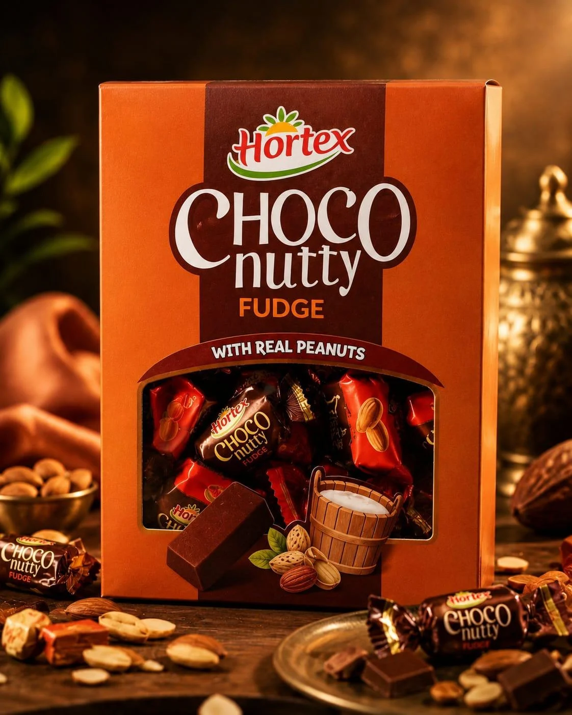 Hortex Choco Nutty product packaging
